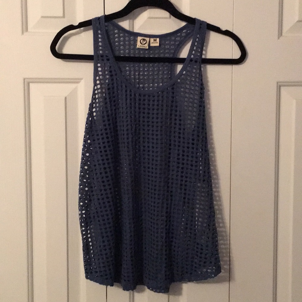 Razor back tank top